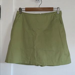 Green skort